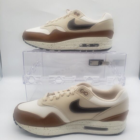 Nike Air Max 1 "Cream & Coffee" - Classic & Stylish Women Size [8.5] 25.5 cm - Picture 2 of 11